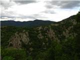 Dürnstein - Vogelberg Pogled s poti na okoliške hribe