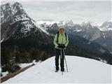 Monte Talm 1728 m same znane in obiskane gore v ozadju