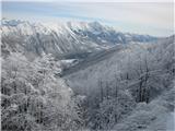 Breginjski (Kobariški) Stol še ena proti Krnu