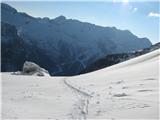 Škrbina nad dolino - Forca de la Val utrinek