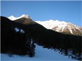 Škrbina nad dolino - Forca de la Val tamle gor sem bil