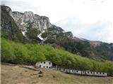 Monte Rest Planina Rest na prelazu, v ozadnju JZ pobočje M. Resta