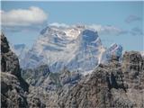 Monte Cadin (2313 m) in Cime Postegae (2358 m) Monte Pelmo kot na dlani