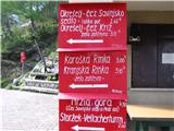 Kranjska koča na Ledinah Za pokušino še nove table