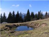 Kašna planina iz poti na Lepenatko