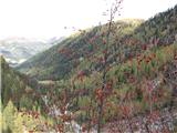 G. Kinigat - Monte Cavallino 2689 m spodaj dolina Leitental