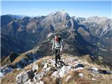 Creta di Timau in Cima Avostanis še nekaj korakov pa sva na vrhu