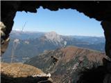 Creta di Timau in Cima Avostanis Reiskofel, najin naslednji vrh