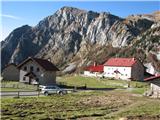 Creta di Timau in Cima Avostanis Planina Promosio, zadaj Creta di Timau