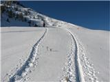 v Italiji so krpljarji tako uvidevni do turnih smučarjev, da naredijo svojo gaz, pri nas pa luknjači, ojej, ojej....