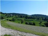 vas Modrič, pribl. 670 m nad morjem