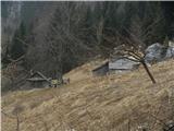 Planina Osredek, danes samevala