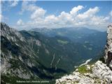 Molička planina pogled od kapelice v Robanov kot