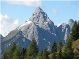 Monte Franza 2329 m impozantna Terza Grande na kateri sem stal v juliju 2007