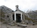 Monte Franza 2329 m pri kapelici