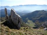 Mali Draški vrh in Viševnik in planina Konjščica