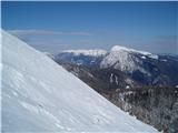 Veliki vrh, Dleskovec Peca in Raduha z Dleskovca