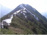 greben proti Veliki Planji