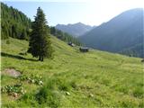 Hochkreuz 2709m (Avstrija) Planina Oberdraßnitzer Alm.