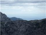 Velika planina prek Kamniškega sedla.