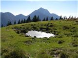 Mali Javornik (1685 m) Pogled na Storžič.