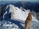 pogled s Kranjske Rinke, vnes Koroška Rinka 