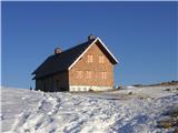 pri koči je količina snega izredno majhna