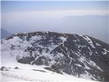 šla sem iskat zavetje še k Prešernovi koči, a ga žal nisem našla
