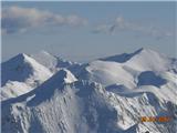 Rušnati vrh 1869m Še enkrat proti Rodici