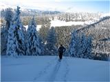 še en vzpon, v ozadju Goričanska planina