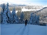 še en vzpon, v ozadju Goričanska planina