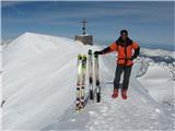 Hoher Zaun  (3457),Schwarze Wand ( 3511) Rainerhorn (3568) in Grossvenediger (3667) Elanove turne smuči so najboljše tudi v Avstriji