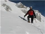 Škrbina nad Tratico (2274m) - Forca de lis Sieris  o, tole sem pa jaz