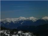 in še pogled na Karavanke s Stolom in kompanijo