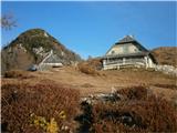 Planina Krstenica, zadaj prvi cilj, Krsteniški Stog